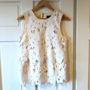 {Anthropologie} Dolce Vita lace overlay blouse